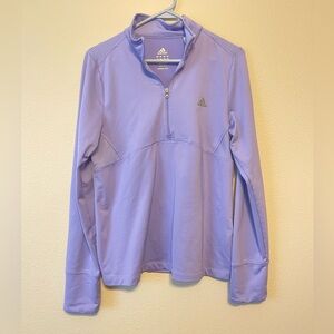 Adidas 1/4 Zip Athletic Top Large